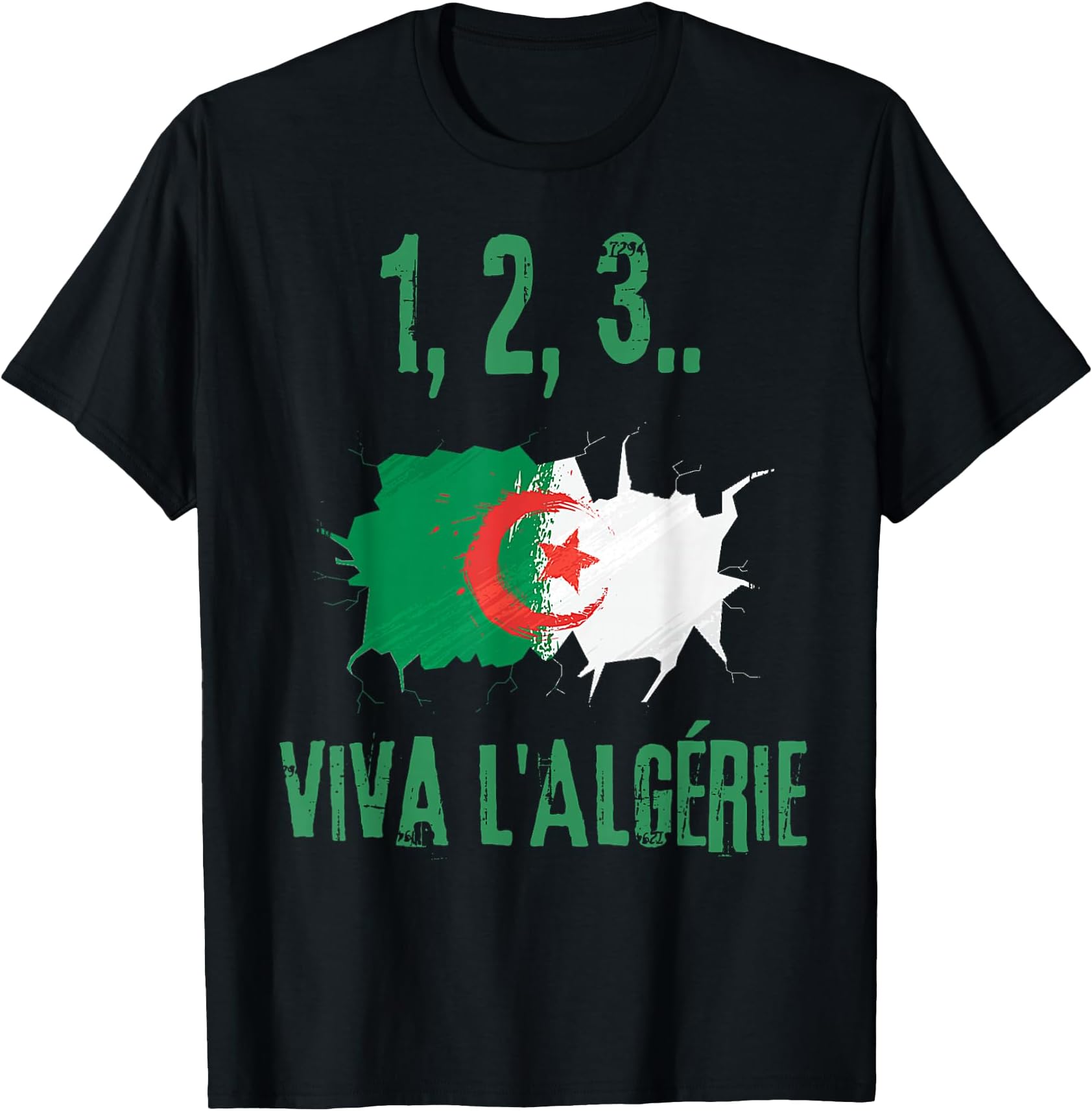 Algerian Flag T-Shirt Algeria Jersey T-Shirt