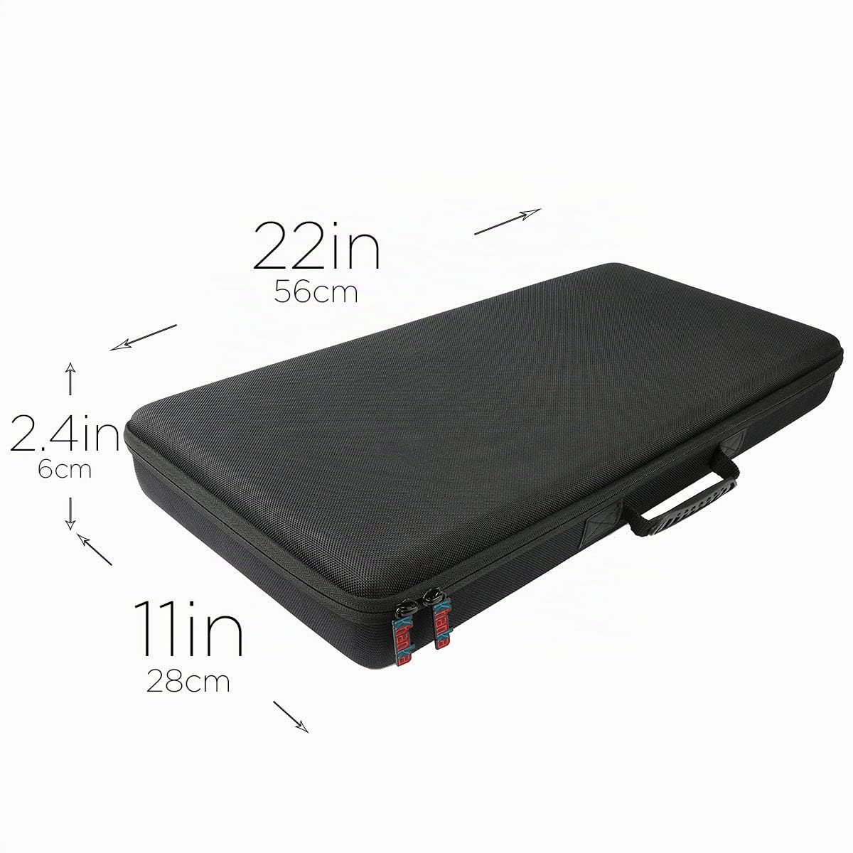 Khanka Custodia Rigida per Controller DJ Numark Mixtrack Platinum 4 Deck | Per Controller DJ Numark Mixtrack Platinum 4 Deck, Realizzata in EVA, Struttura Rigida, Adatta al Viaggio e al Trasporto
