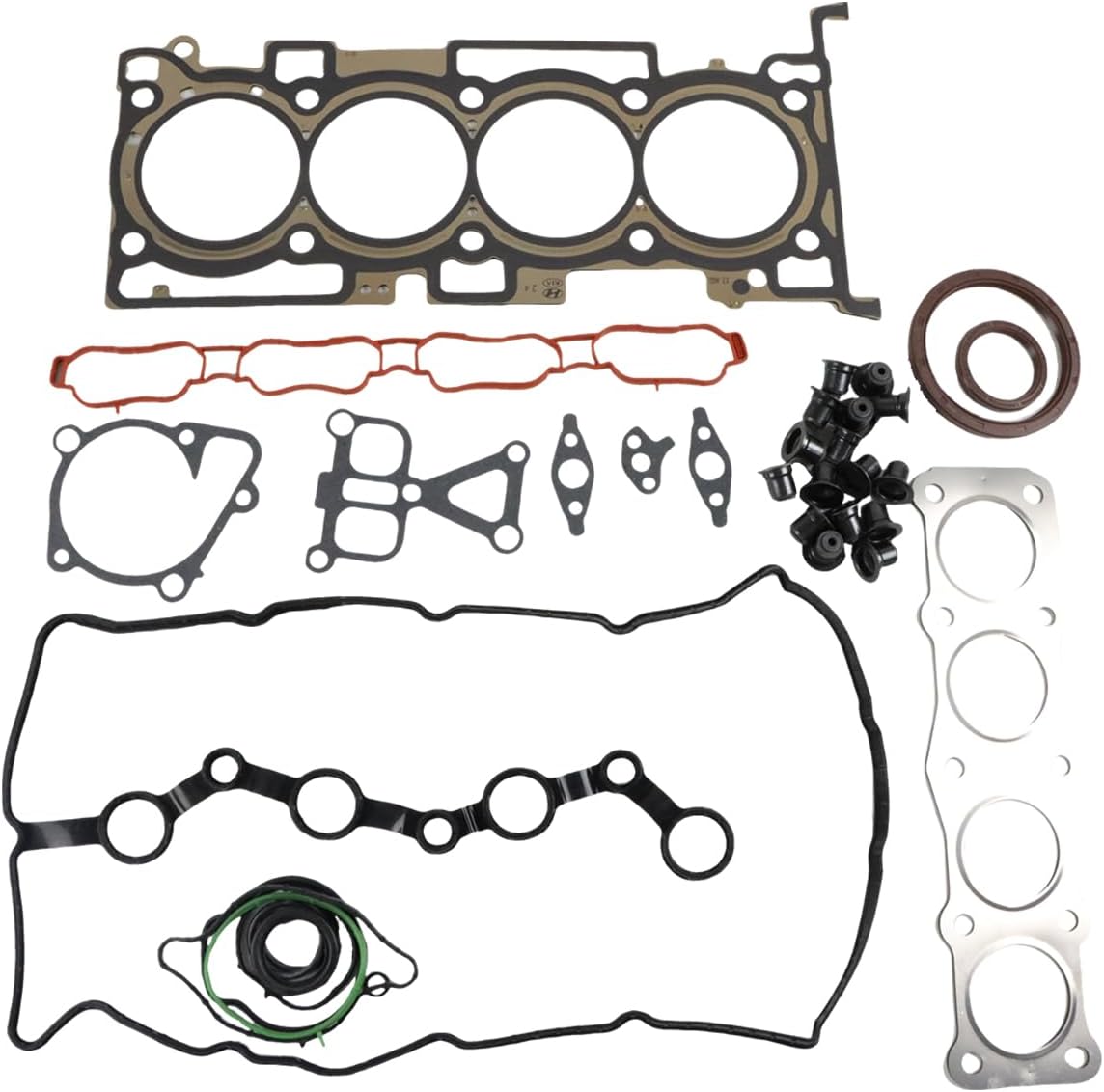 Engine Overhaul Head Gasket Kit Fits for 2016-2020 Tu-cson 2.4L GDI G4KJ Repair Replacement Kit