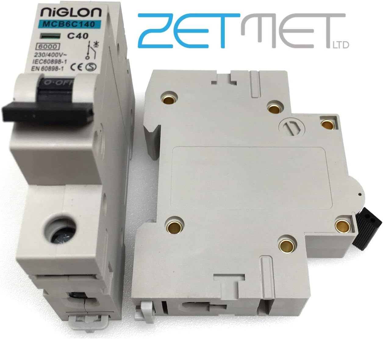Niglon MCB6C140 40 Amp Type C Single Pole 6kA 230V Circuit Breaker MCB