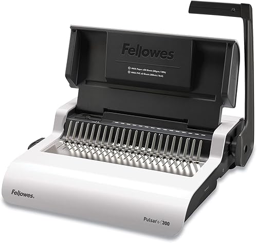 Fellowes Pulsar+ 300 manual máquina de encuadernación de peine
