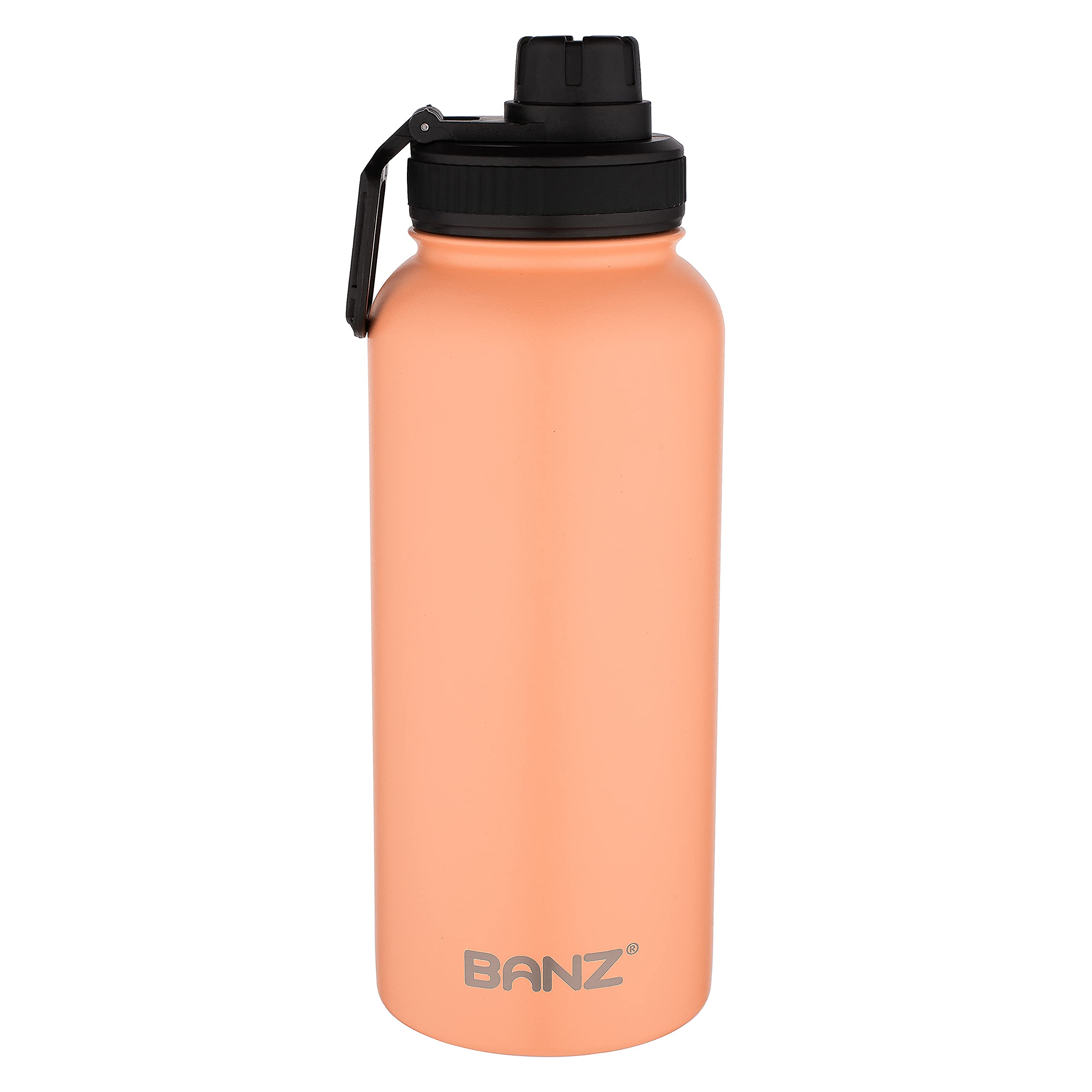 BanzInsulated Water Bottle - 950ml Stainless Steel Bottle with Bonus Sports Lid