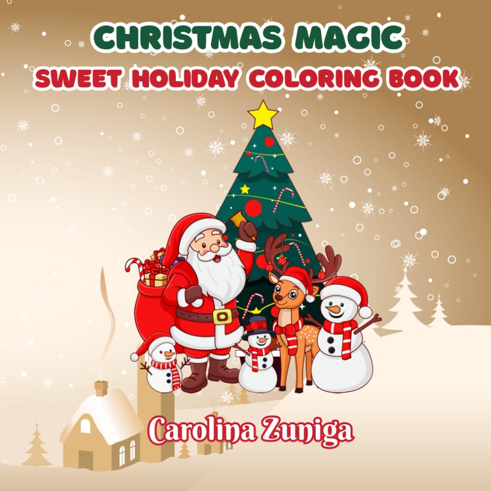 Christmas Magic: Sweet Holiday Coloring Book