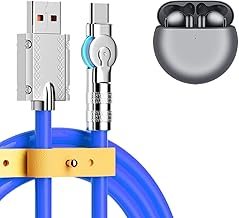 carregador USB C,USB C 120w 6A s de carregamento - de dados universal, USB flexível, USB tipo C, de carregamento giratório de 180° para dormitório de carro, telefone celular, escola Iytefeki