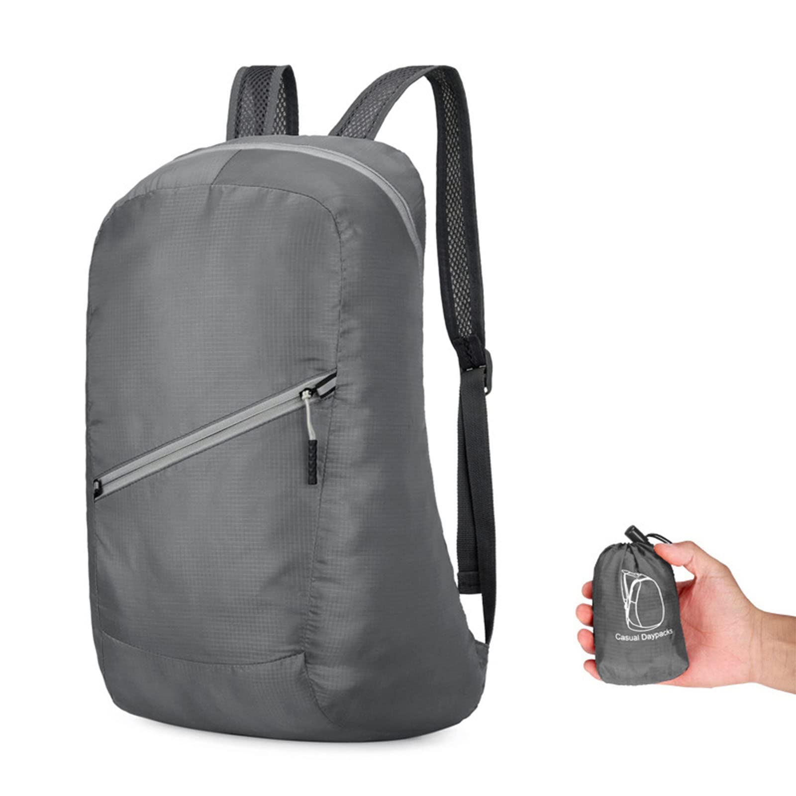 MICFENY Packable Water Resistant Backpack for Travel Camping Outdoor Hiking Daypack