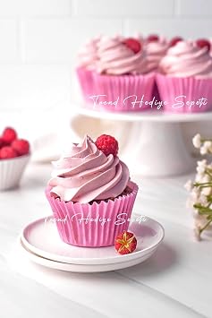 Takribi 200 Adet Büyük Boy Pembe Muffin Kek Kalıbı, Cupcake Kağıdı, Browine Kalıbı 50x40 Mm