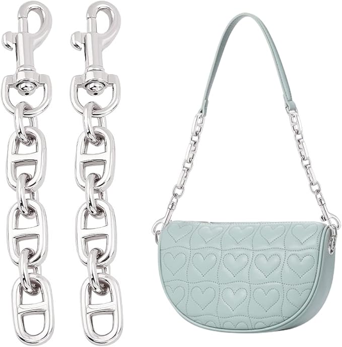 UNICRAFTALE 2Pcs Bag Extender Chains Alloy Purse Chain Strap 12cm