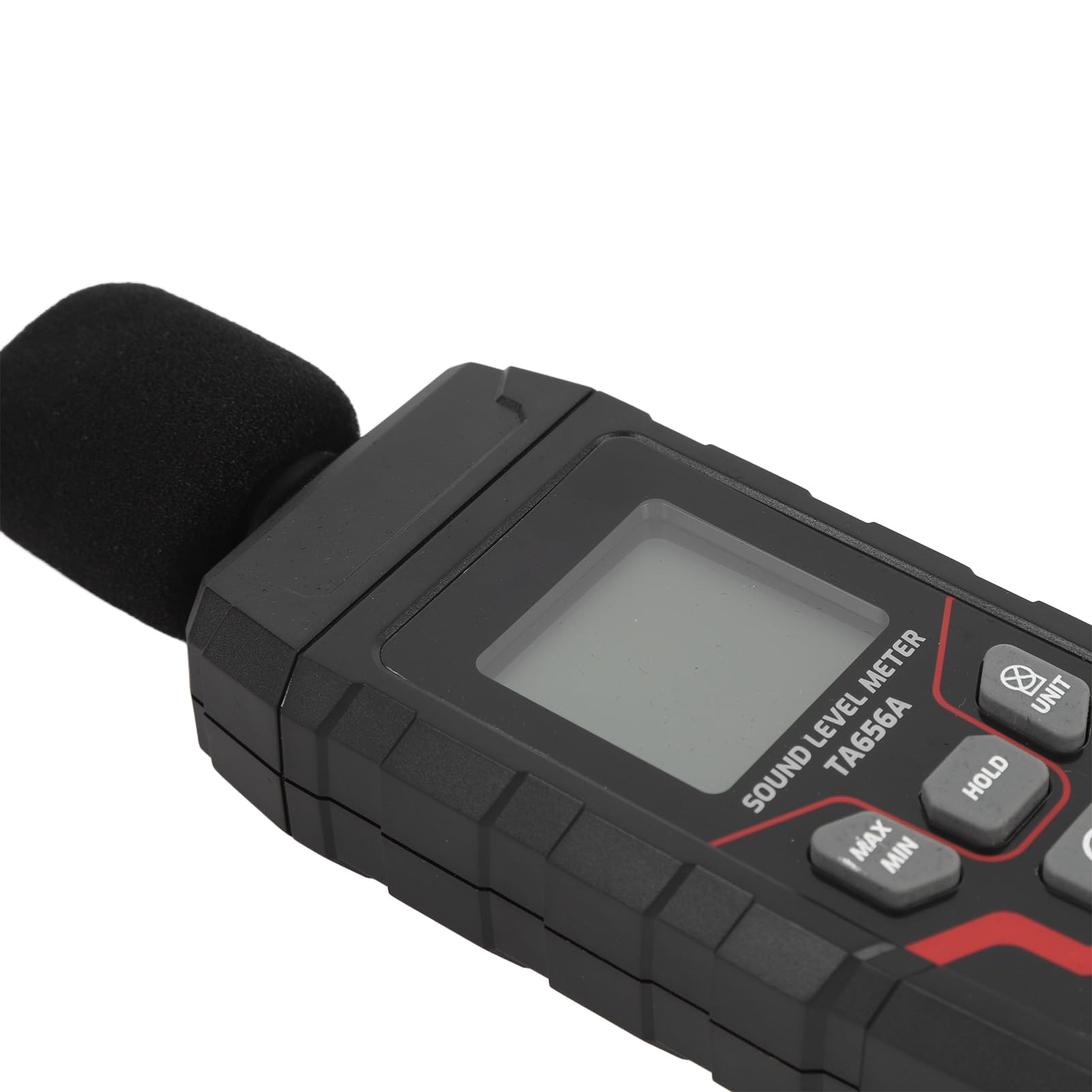 Medidor de Decibelios Digital, Medidor SPL Portátil con Pantalla LCD Retroiluminada, Medidor de Nivel de Sonido Digital de Rango 30-130 DB, Medidor de Lector Digital DB