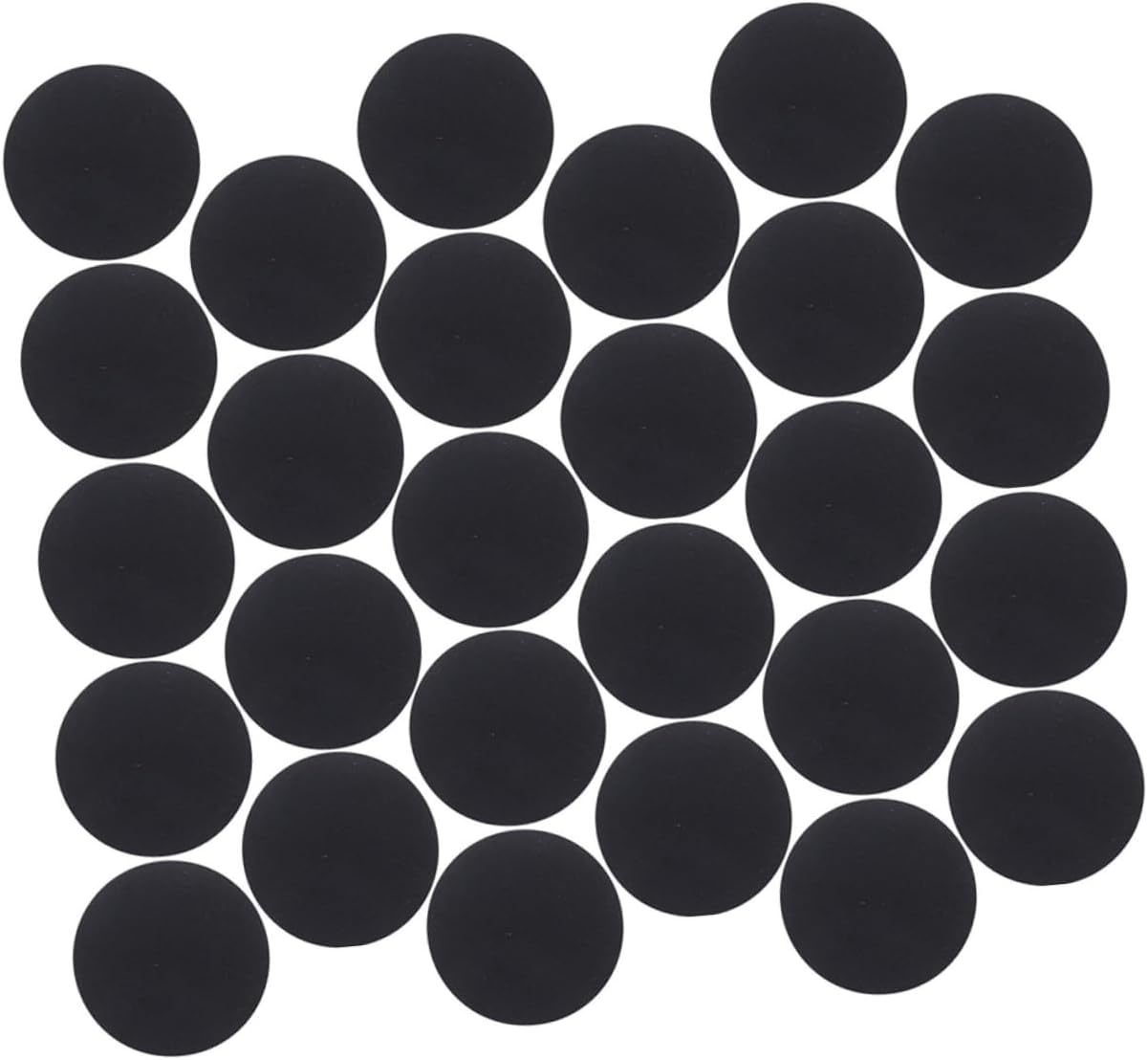jojofuny 500pcs Black Self-Adhesive Felt Circles Round Felt Dots for Crafts and Sewing Decorative Stickers for Clothing Furniture and Home Projects