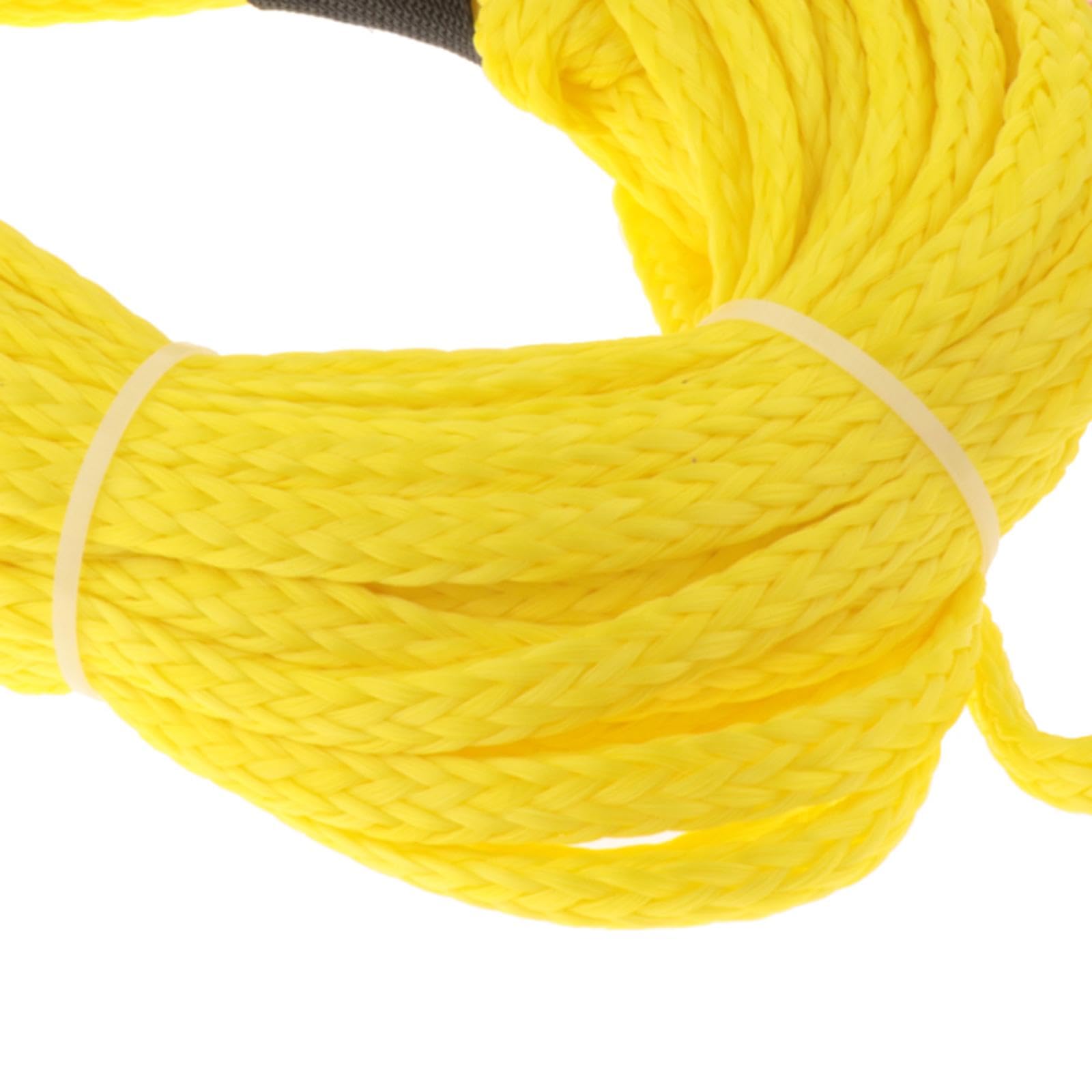 Cuerda de Esquí Acuático de Wakesurf para Deportes Acuáticos Cuerda de Remolque de Alta Resistencia para Uso con Mango Suave Adecuado para S