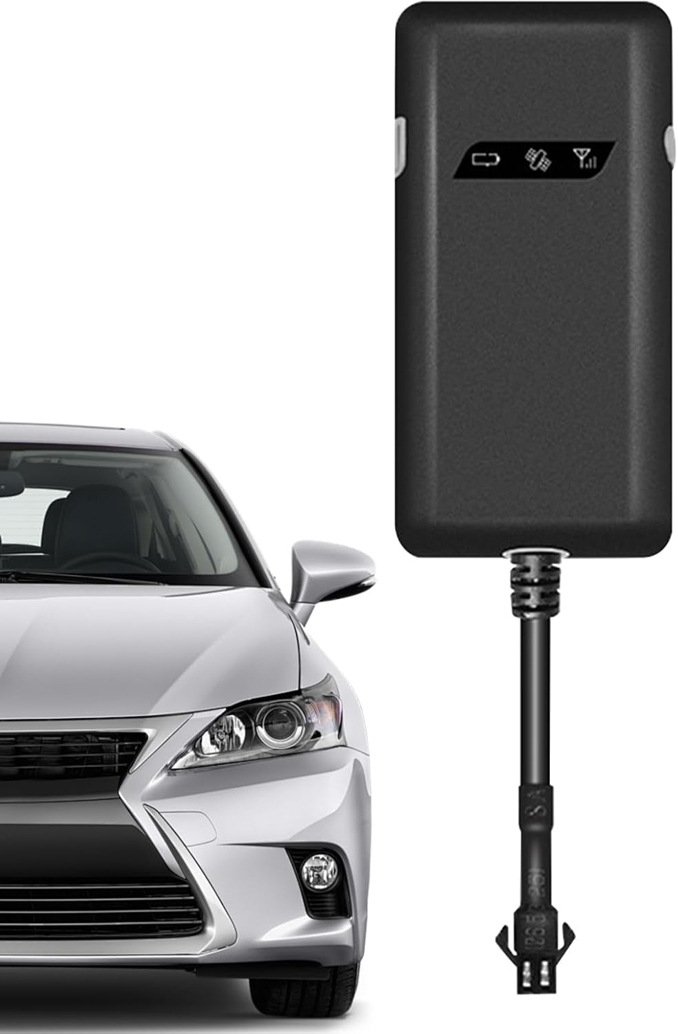 Localizzatore di veicoli, dispositivo di localizzazione GPS cablato per veicoli | Localizzatore anti-volo per taxi da viaggio, rimorchi aeroportuali, aree scolastiche