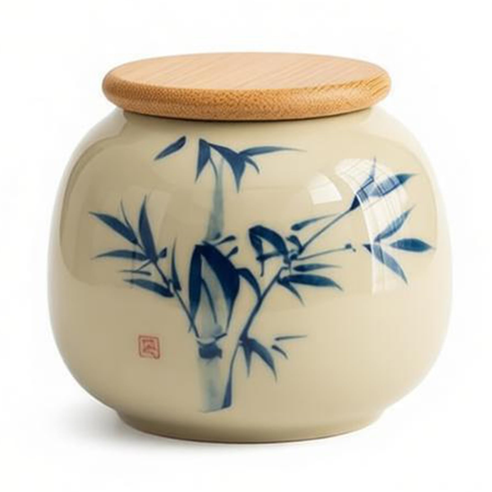 UpGBRF Ceramic Food Storage Jar 250Ml Coffee Canister with Lid Cookie Jar,F