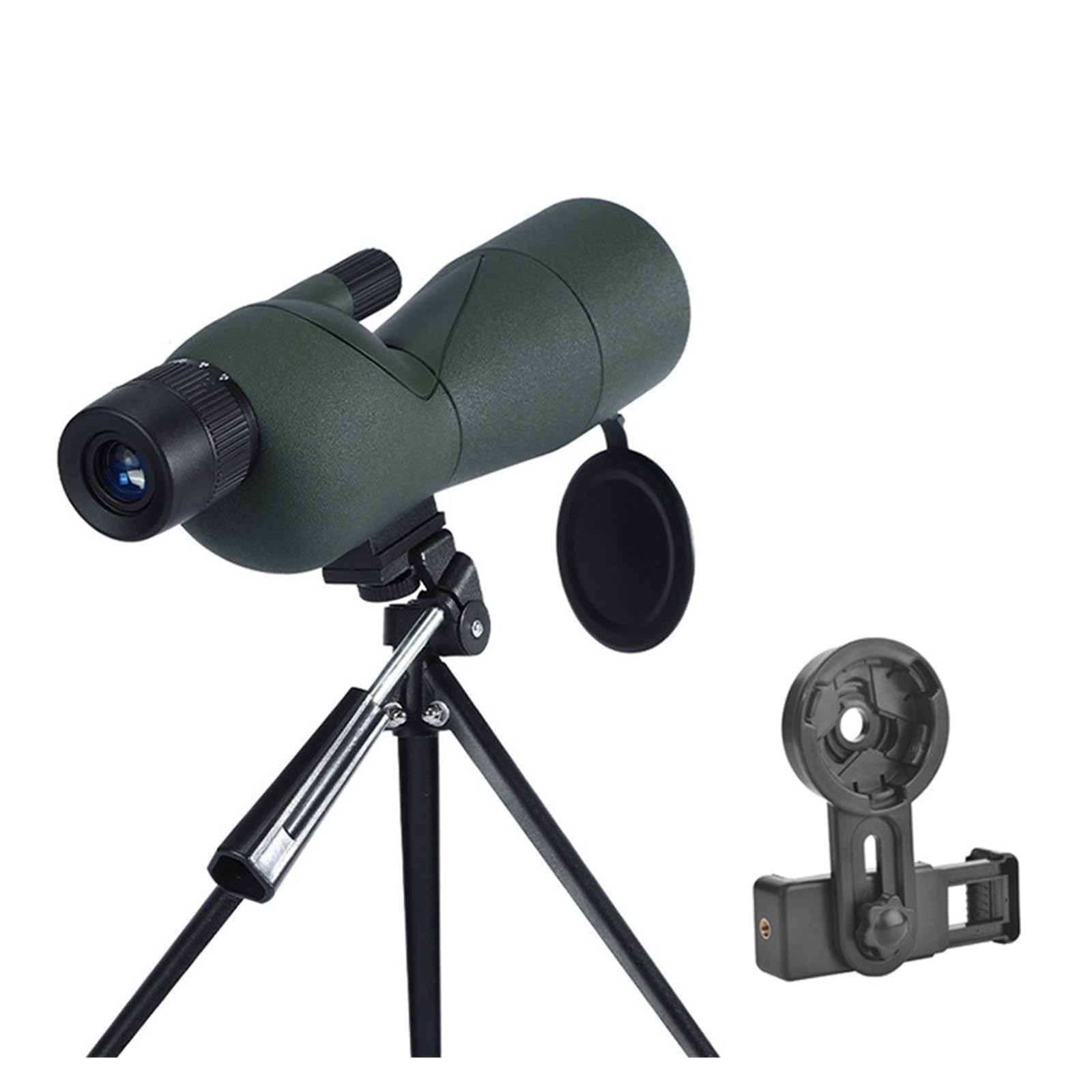 25-75x60mm HD Luneta Obiektyw ED Potężny Monokularowy Teleskop Z Powiększeniem Bak4 Pryzmat Na Zewnątrz Camping Obserwacja Ptaków Strzelanie PrzenośNy I Lekki(Green set)