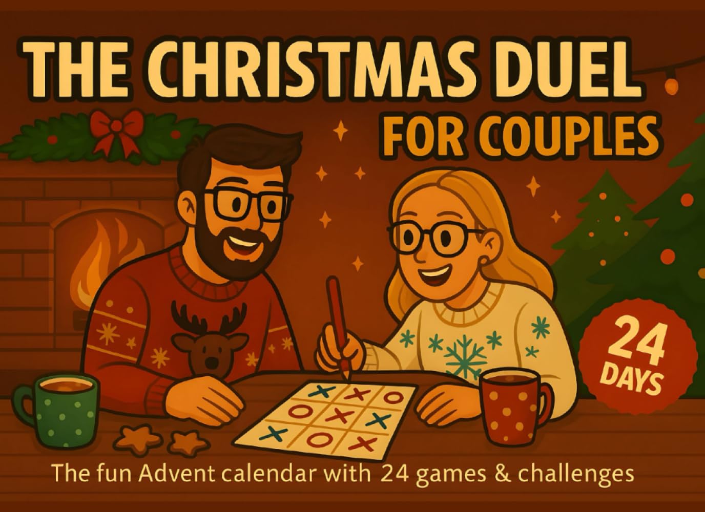 The Christmas Duel for Couples: Advent Calendar with 24 Games and Challenges for Two