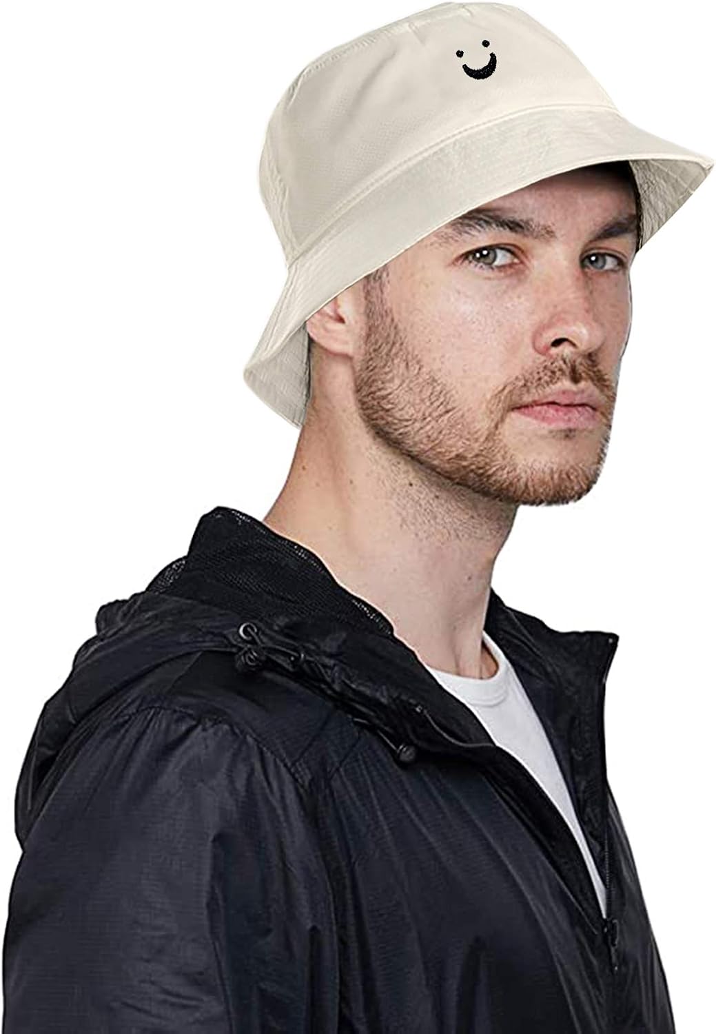 Smile Face Bucket Hat for Men Summer 