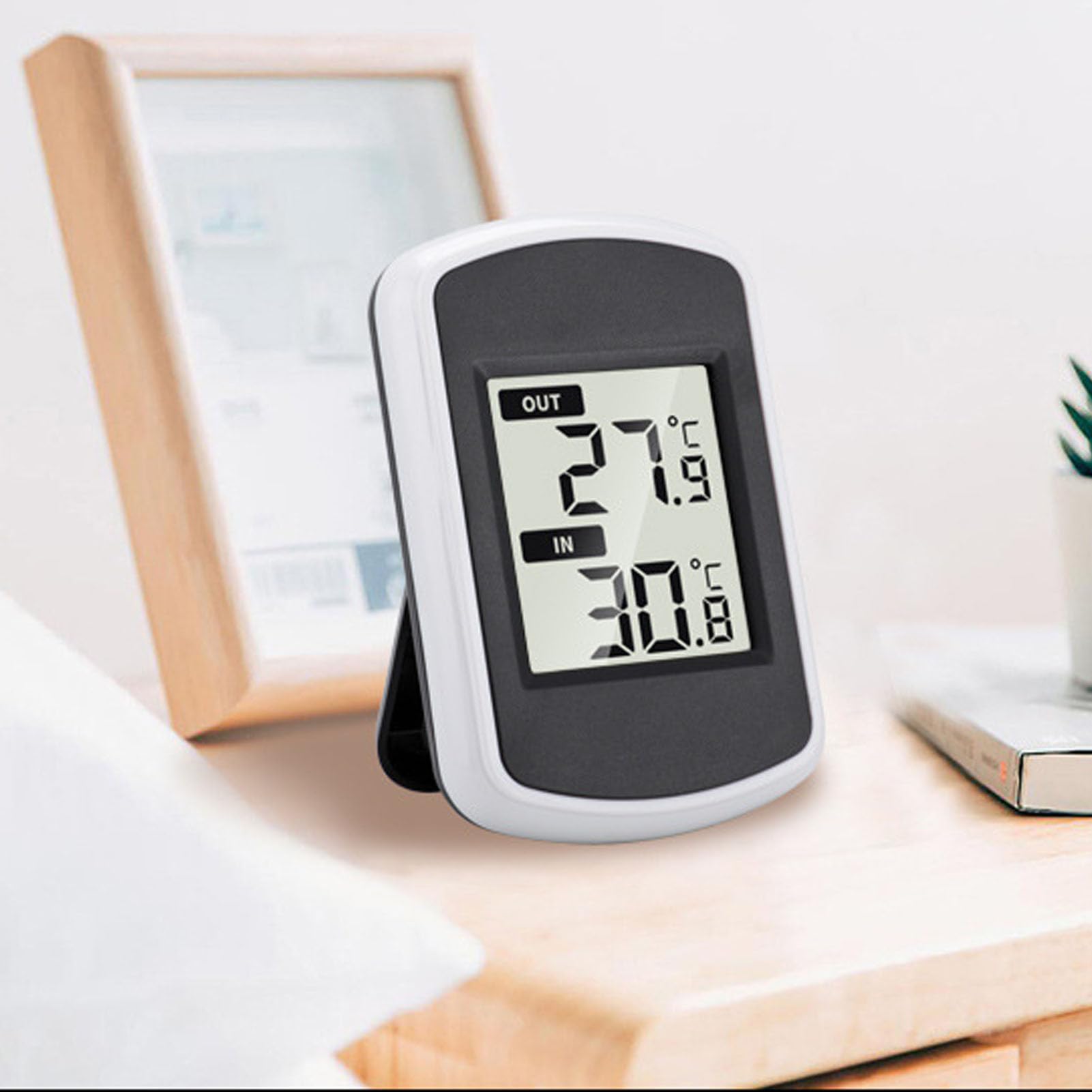 Termómetro Digital para Piscina, Termómetro Inalámbrico para Piscina con Energía Solar a Prueba de Agua IP68, con Pantalla LCD Flotante para Piscinas, Spa, Acuario