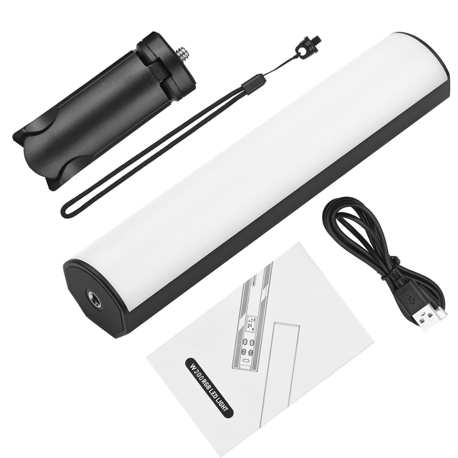 Luz de Video LED RGB con Brillo Ajustable
