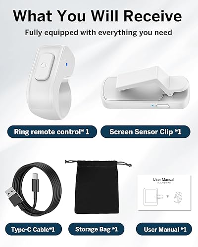 Vista 52 de [Compatible con fundas] Anillo girador de páginas con control remoto para Kindle Paperwhite Oasis Scribe Kobo eReaders, controles remotos de verde