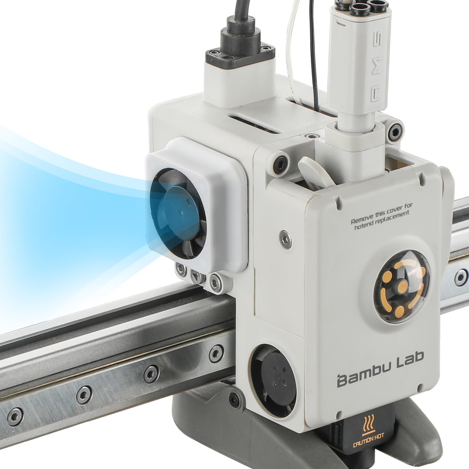 A1 Extruder Fan for Bambu lab A1/A1Mini 3D Printer, Auto Extrusion Motor Cooling Kit Solving Overheat, Auto ON/Off High-Efficiency Silent Fan for Bambu A1 Extruder Unit