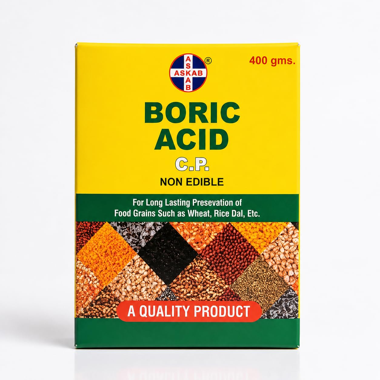 Boric Acid C.P., 400 gms, Non-Edible Food Grain Preservative for Wheat, Rice, Dal-image-21