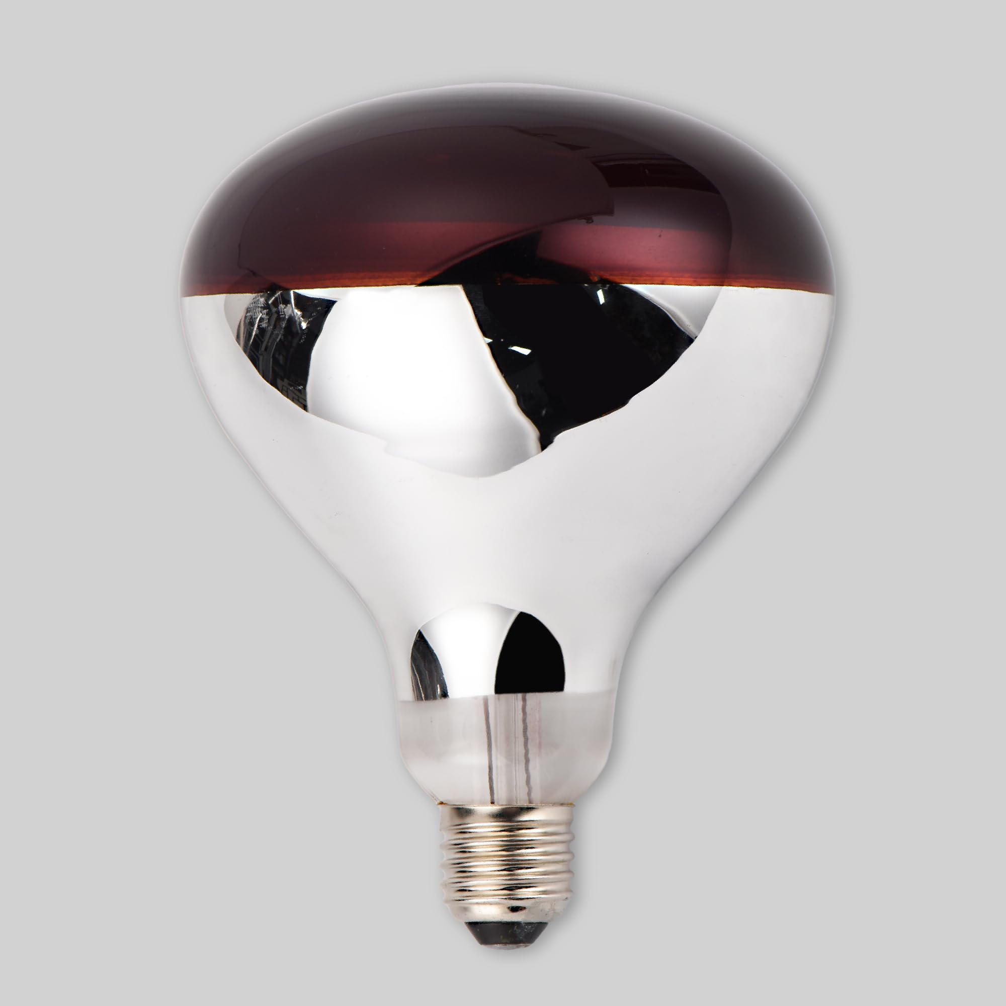 Lámpara infrarroja reflectora R40 incandescente, vidrio rojo a prueba de explosiones, base E26, bombilla de calor roja de 250 W para reptiles, tortugas, mascotas, terneros y corderos