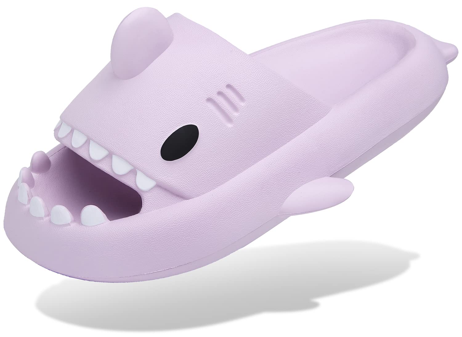 Men's and Women's Shark Slides Cloud Slippers Summer Novelty Open Toe Slide Sandals Anti-Slip Beach Pool Shower Shoes with Cushioned Thick Sole