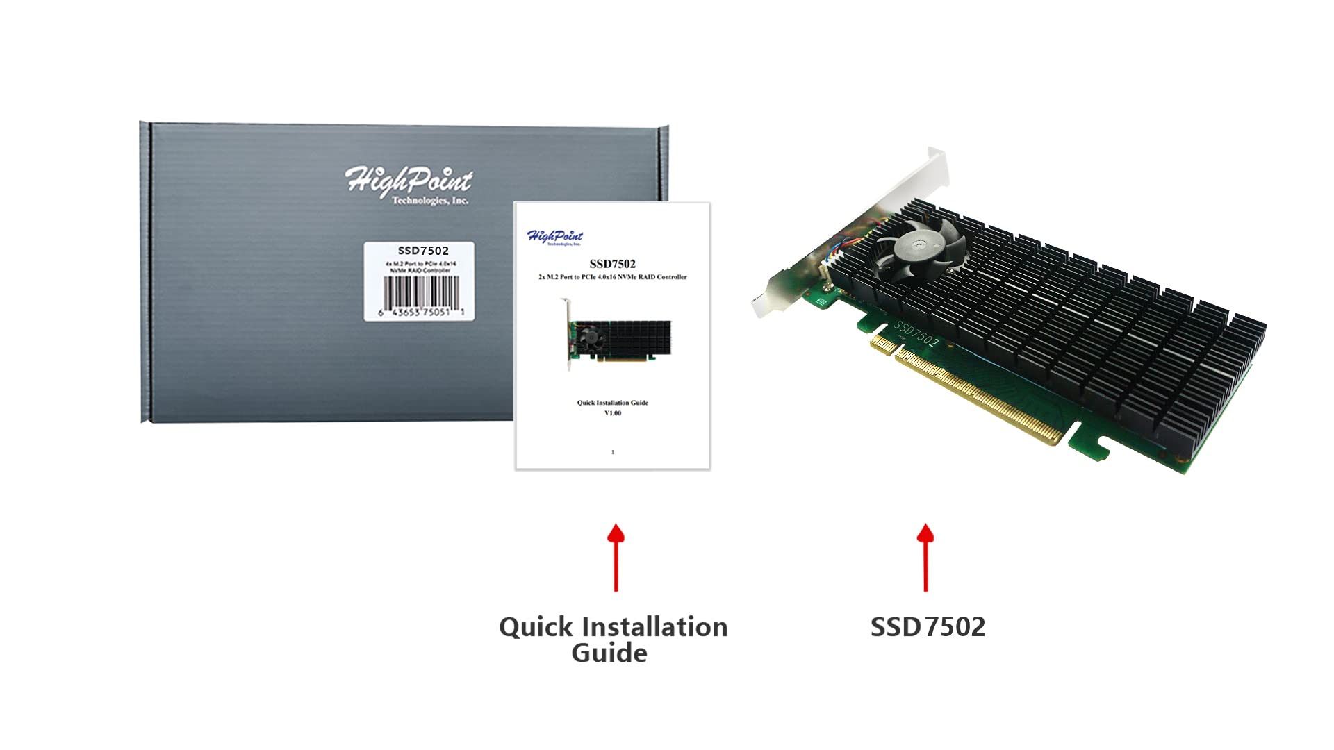 Amazon.com: Highpoint SSD7502 PCIe 4.0 x16 2-Port M.2 NVMe RAID