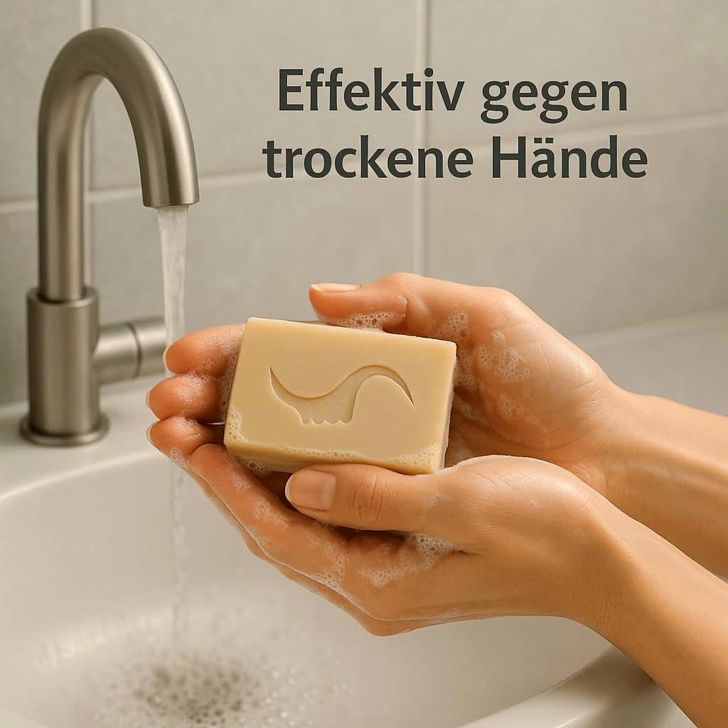 Ziegenmilchseife fürs Gesicht – 10x Handgemachte Naturseife ohne Duftstoffe für Körper & Hände – Skineco Stückseife – Sanfte Reinigung bei empfindlicher Haut – Naturkosmetik