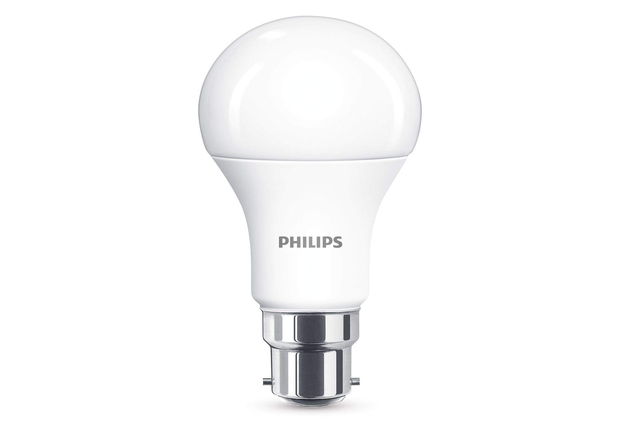 PhilipsLED B22 Frosted 6 Pack Light Bulbs - 13 W (100 W) [Warm White] EyeComfort Non Dimmable for Indoor Home Lighting, Standard Range