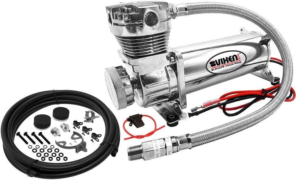 Vixen Air 200 PSI Heavy Duty Compressor VXC480C with 3 Gallon (12 Liter) 6 Ports Aluminum Air Tank VXT3000A Bundle