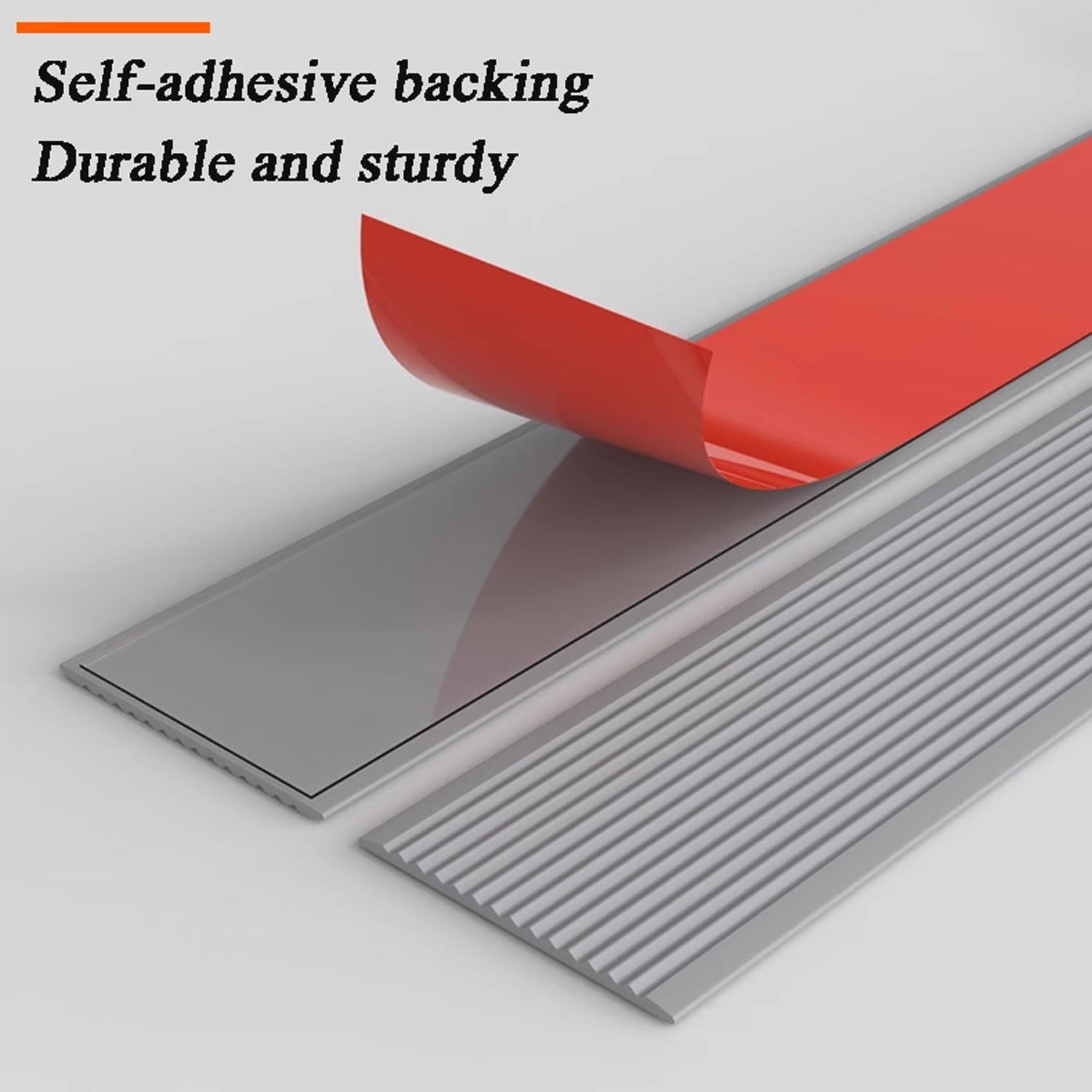 Cantoneras autoadhesivas profilo angolare pvc Cantoneras for escaleras Peldaños antideslizantes PVC Fácil de instalar for escaleras interiores/exteriores(Red 1,W100mm L15m/49ft)