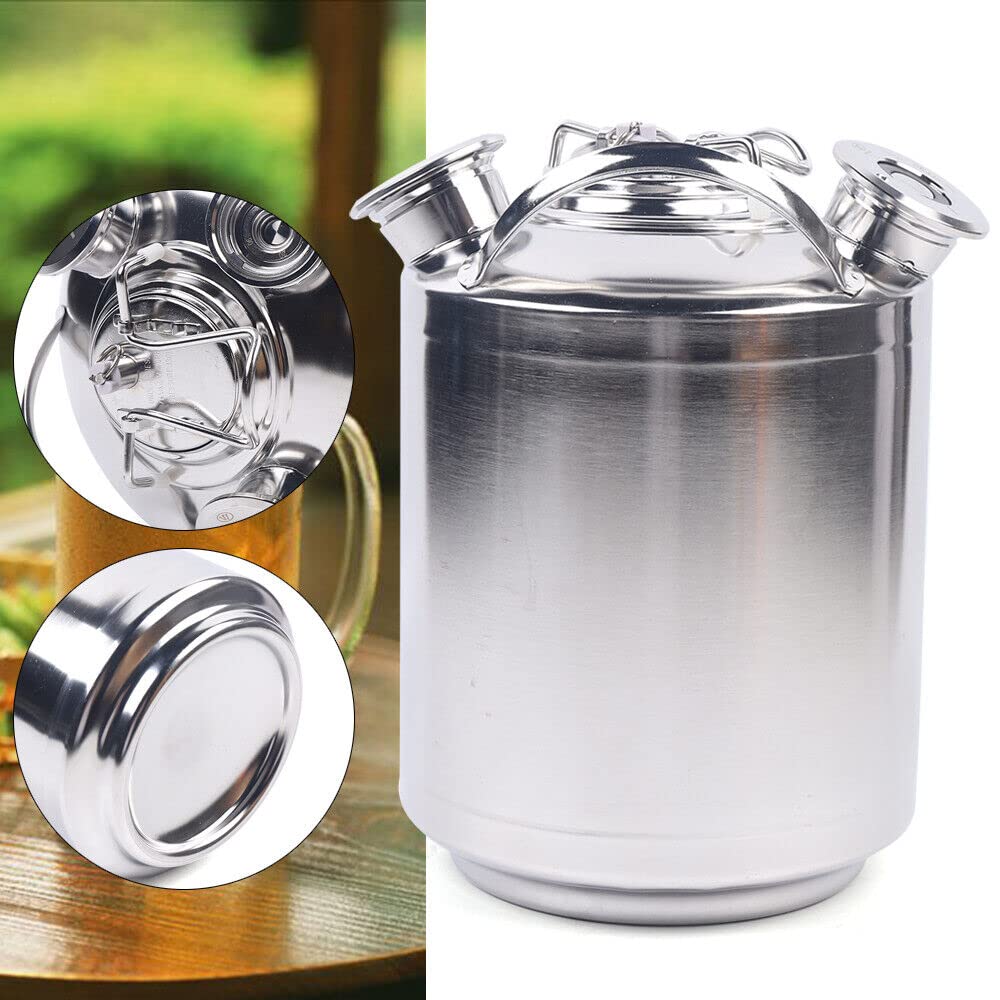 Roestvrijstalen bierreinigingsvat, 3 kopjes, reinigingscontainers, deksel, sale bierreinigingsdoos, biervat, bierreinigingsvat, roestvrij staal, bierreiniging, keg voor biertapinstallatie, roestvrij staal, met bierkoffer
