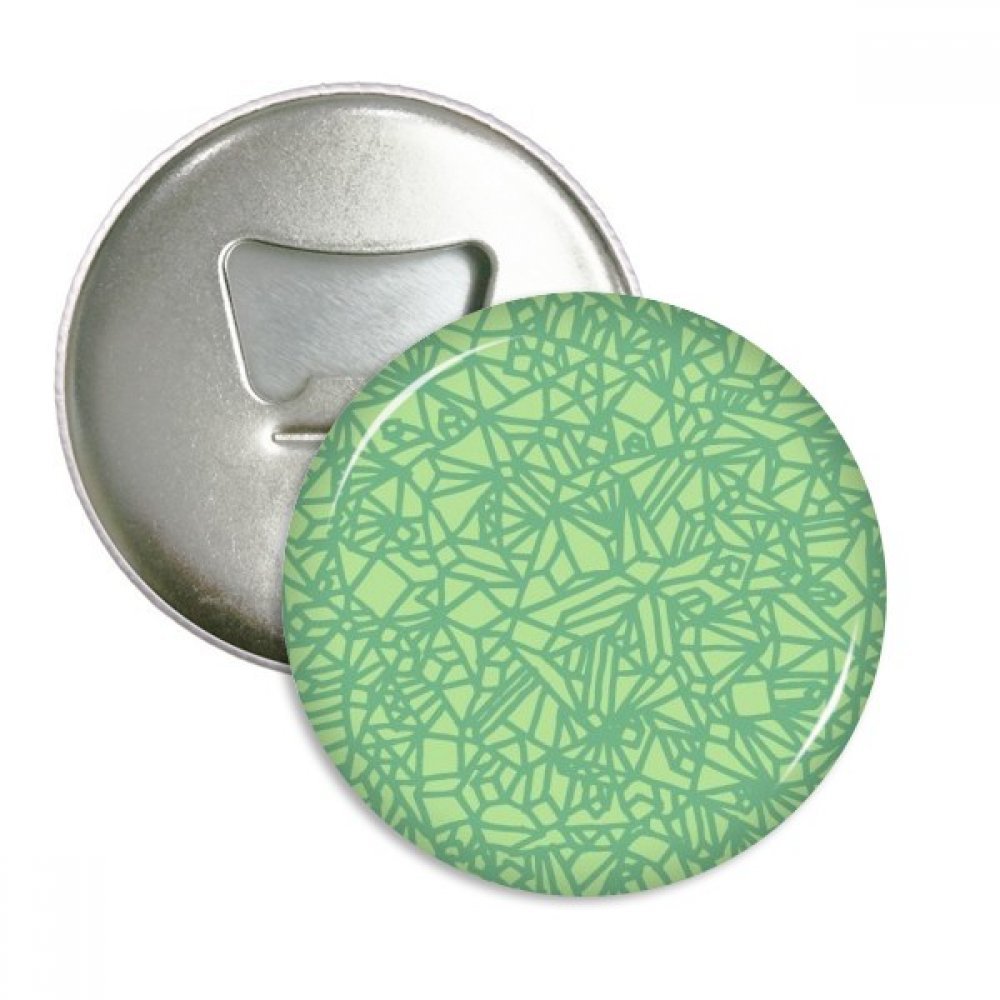 Aimant ouvre-bouteille 3pcs lignes vertes abstrait idée cadeau originale