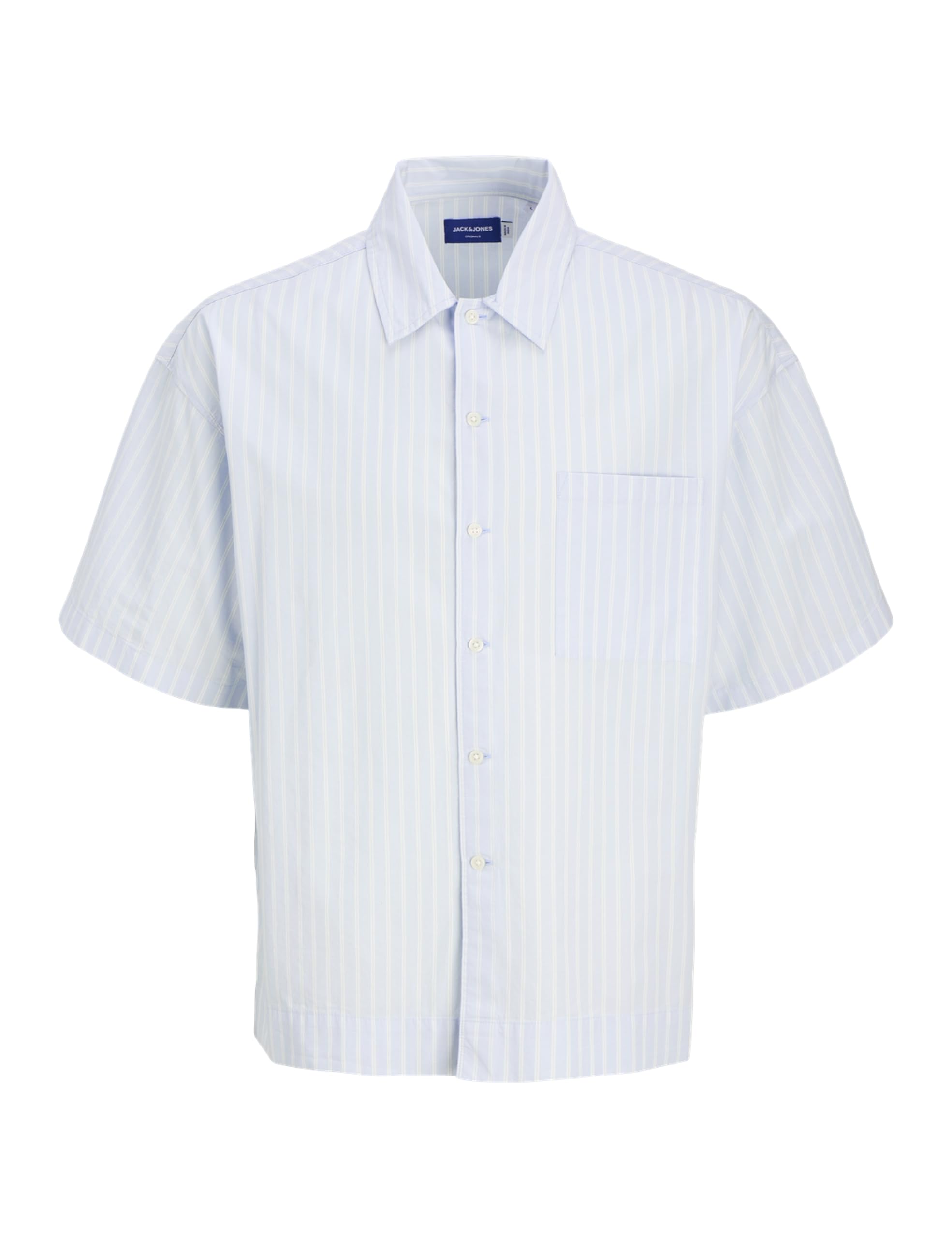 JACK & JONES Jorbellagio Poplin Shirt SS, Skyway, L