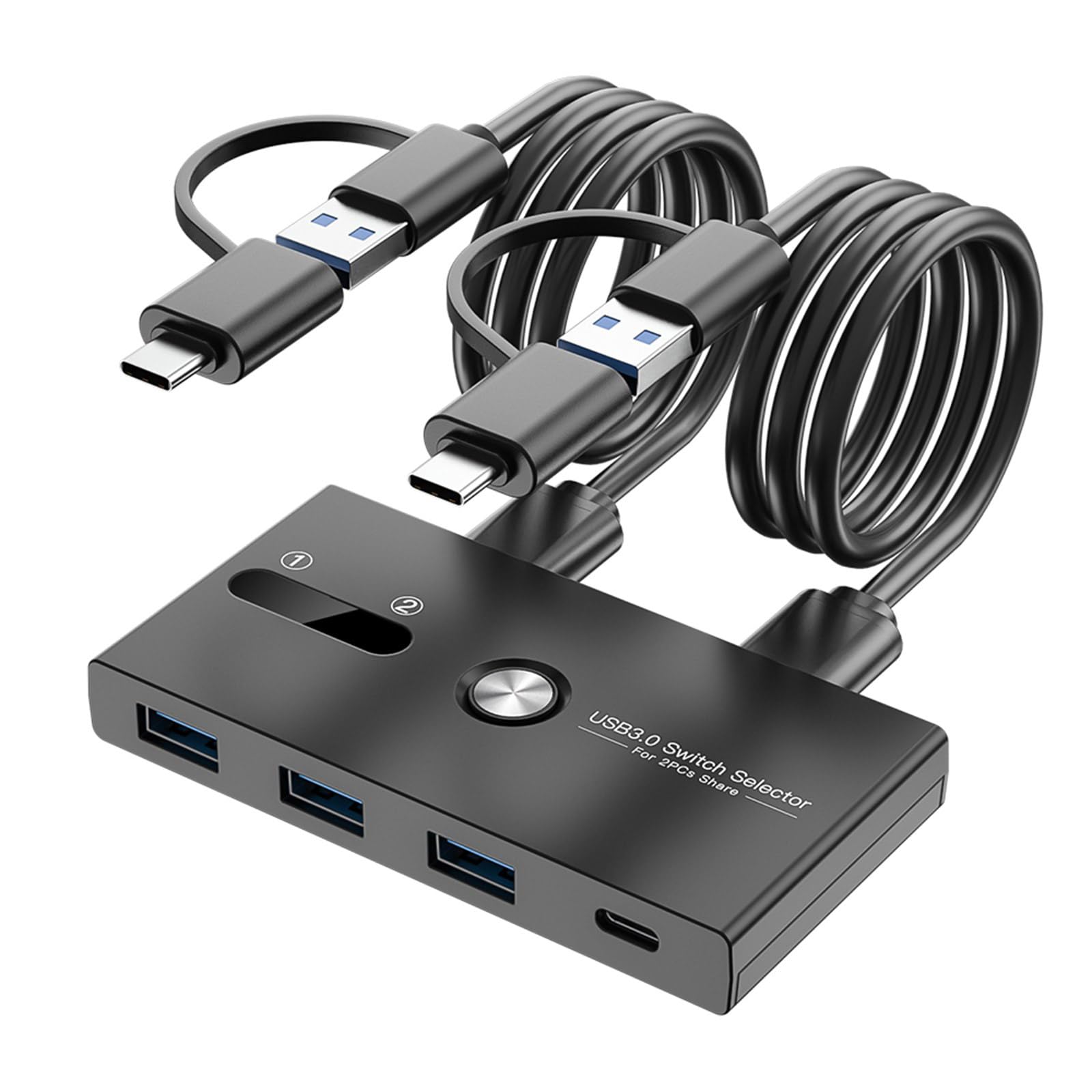 Commutateur KVM 2 en 4 sorties USB pour ne plus débrancher vos câbles - 7