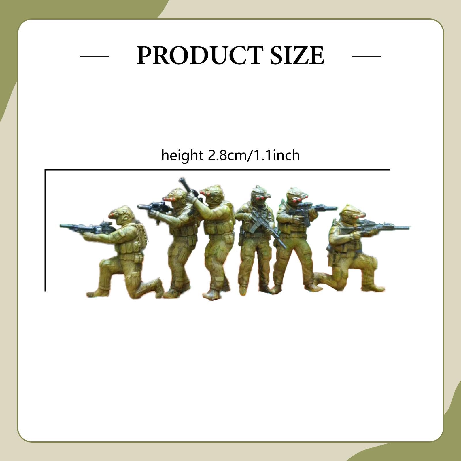 Kit de réparation de figurines miniatures à l'échelle 1:64, 6 pièces