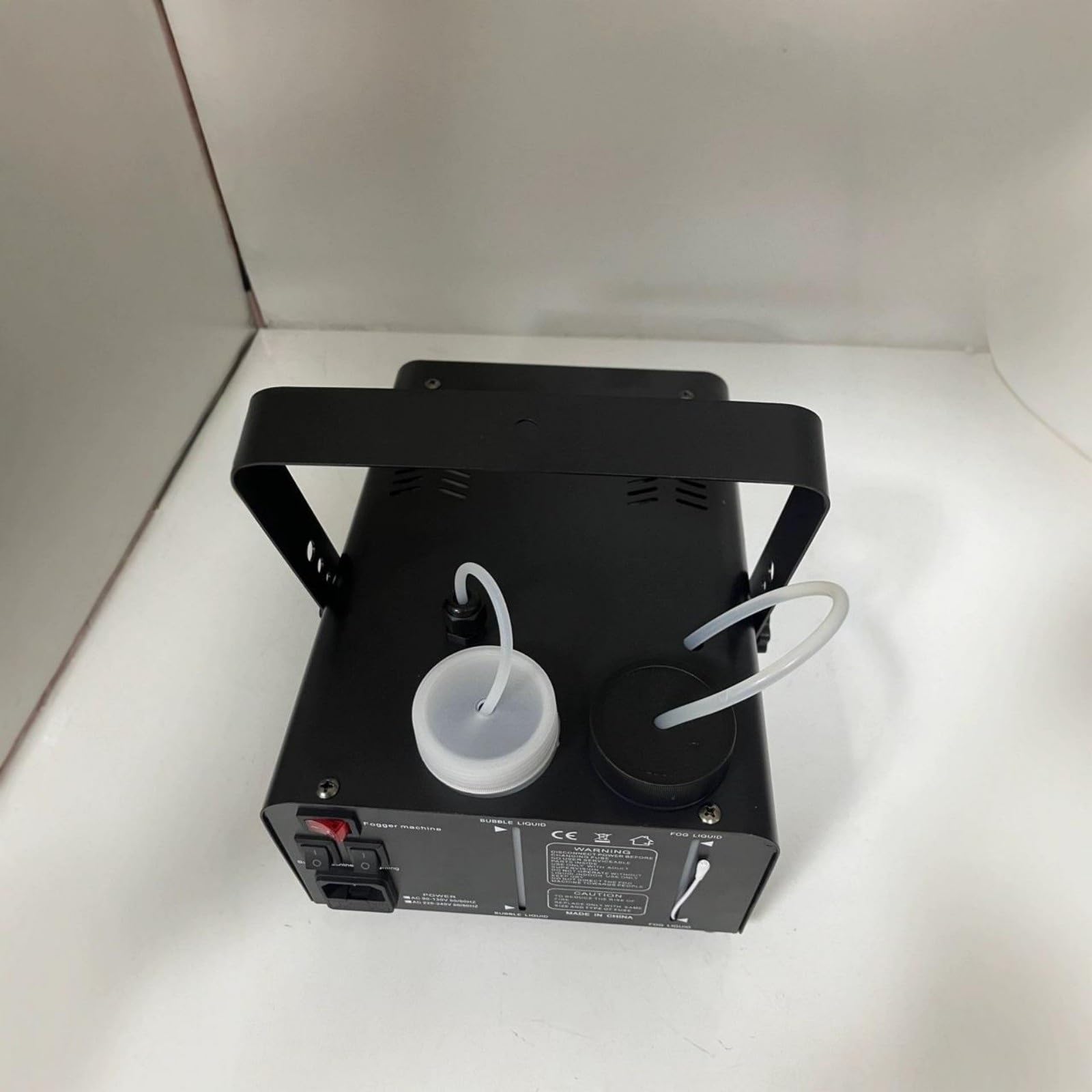 Machine à bulles de fumée 600 W, 6 LED, 7 couleurs, télécommande, équipement professionnel for scène effets spéciaux, for DJ et fête Effets de scène