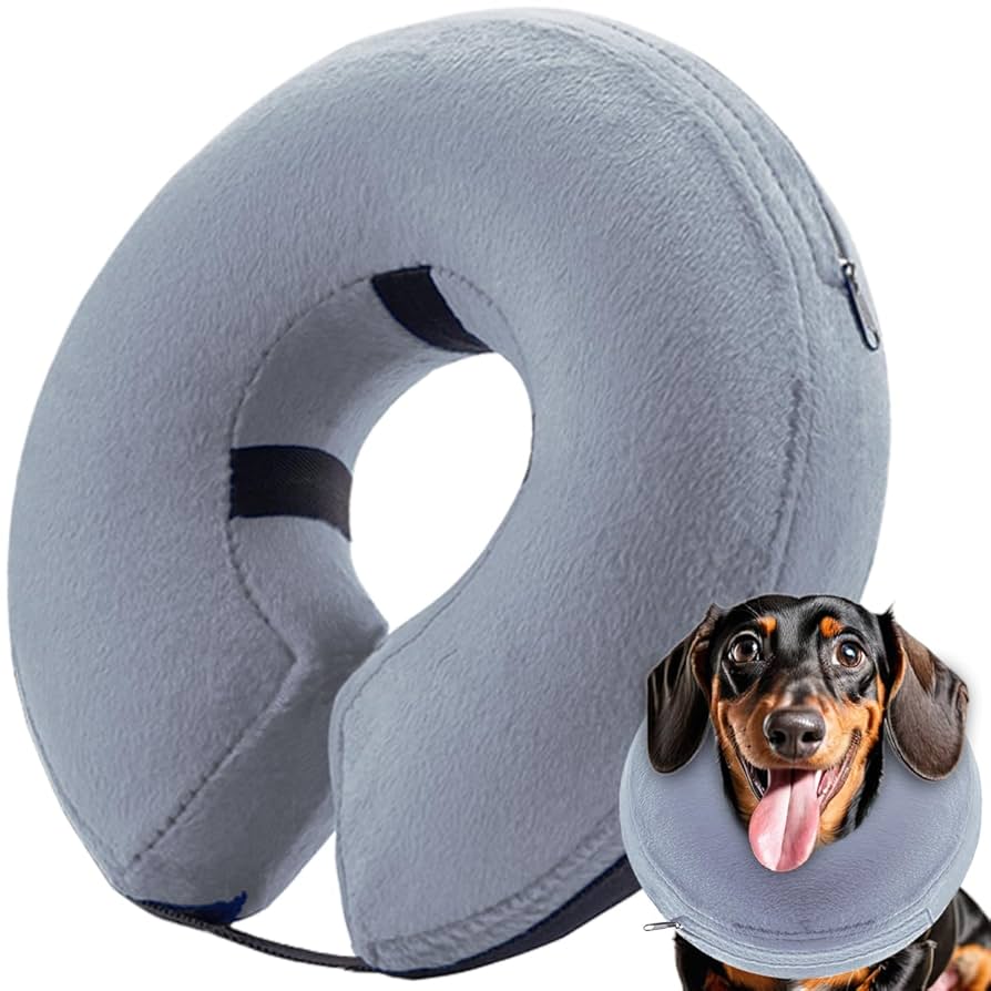 Adjustable Polyester Dog Recovery Collar Soft Pet Neck