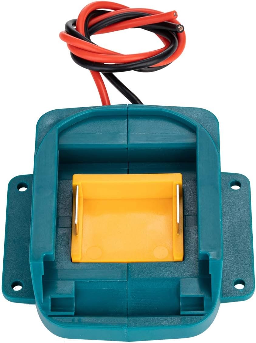 Q/A Battery Power Mount Connector Adapter for makita 18V Dock Holder with 14 awg Wires