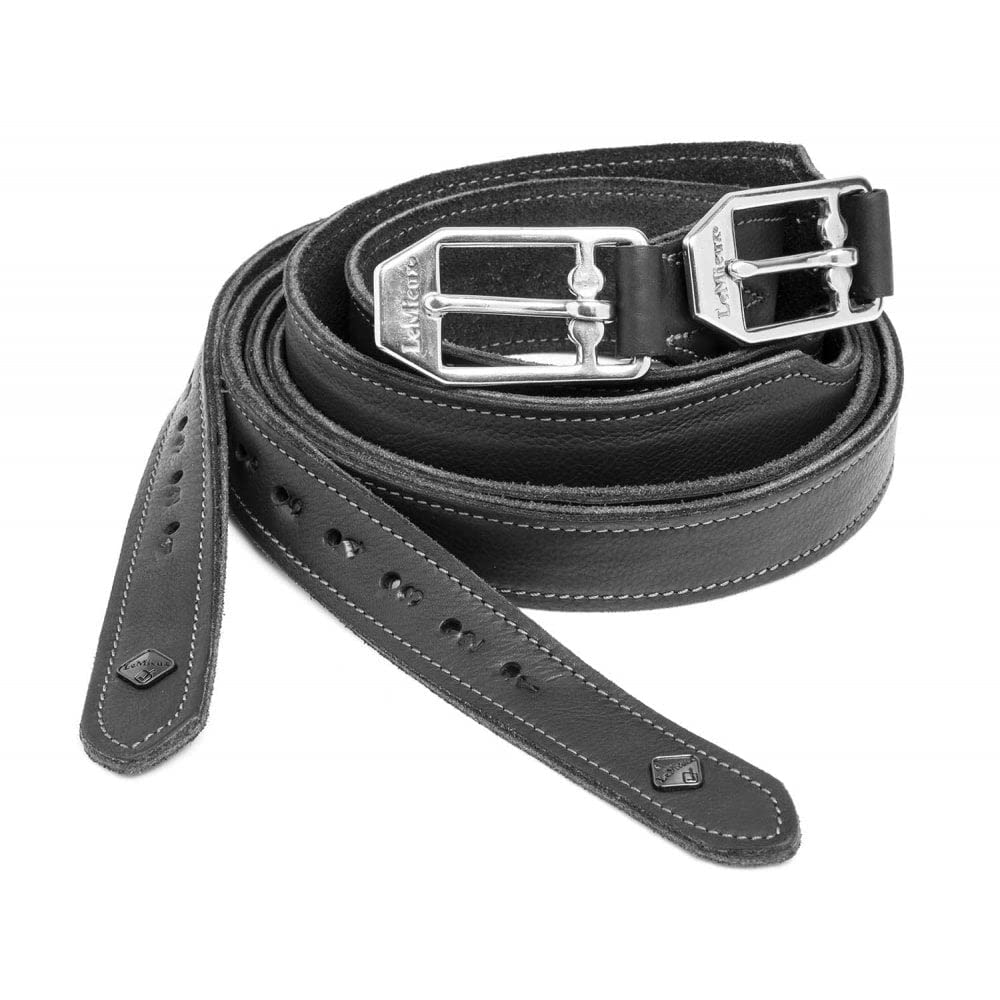 LeMieux Vector Pro Stirrup Leathers 130cm Black