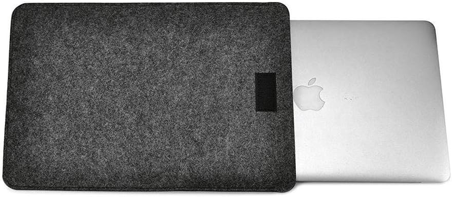 INF Bag - Compatible with Macbook Air / Pro 13 inch - Wool Felt Dark Grey image 4