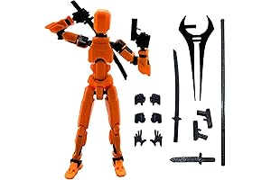 3D Printed Action Figures with Multi-Jointed Bodies