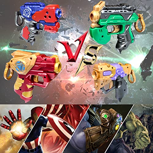 Shootoyard 4 Pack Superhero Toy Guns For Boys Foam Blaster Dart Guns Toys With 60 Pcs Refill Soft Darts Bullet Perfect Kids Toys Gifts For 3 4 5 6 7 8 9 Year Old Boys Girls Party Supplies Games #TOP1