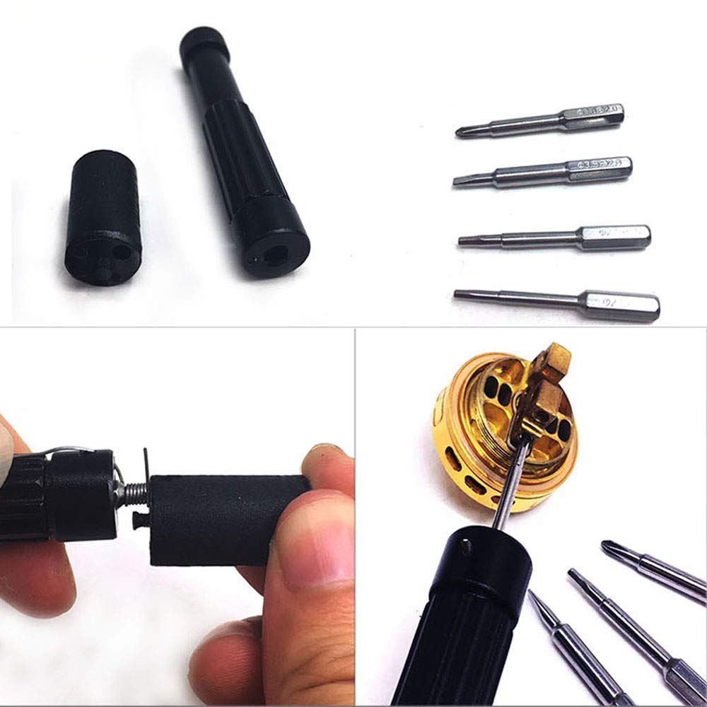 V2 Kit d'outils de bricolage pour cigarette lectronique, 11 pices, en  acier inoxydable, pince  piler en cramique et pince courbe, tournevis  multifonction, coupe-fil, kit de bobine pour RTA/RDA : Amazon.com.be:  Bricolage
