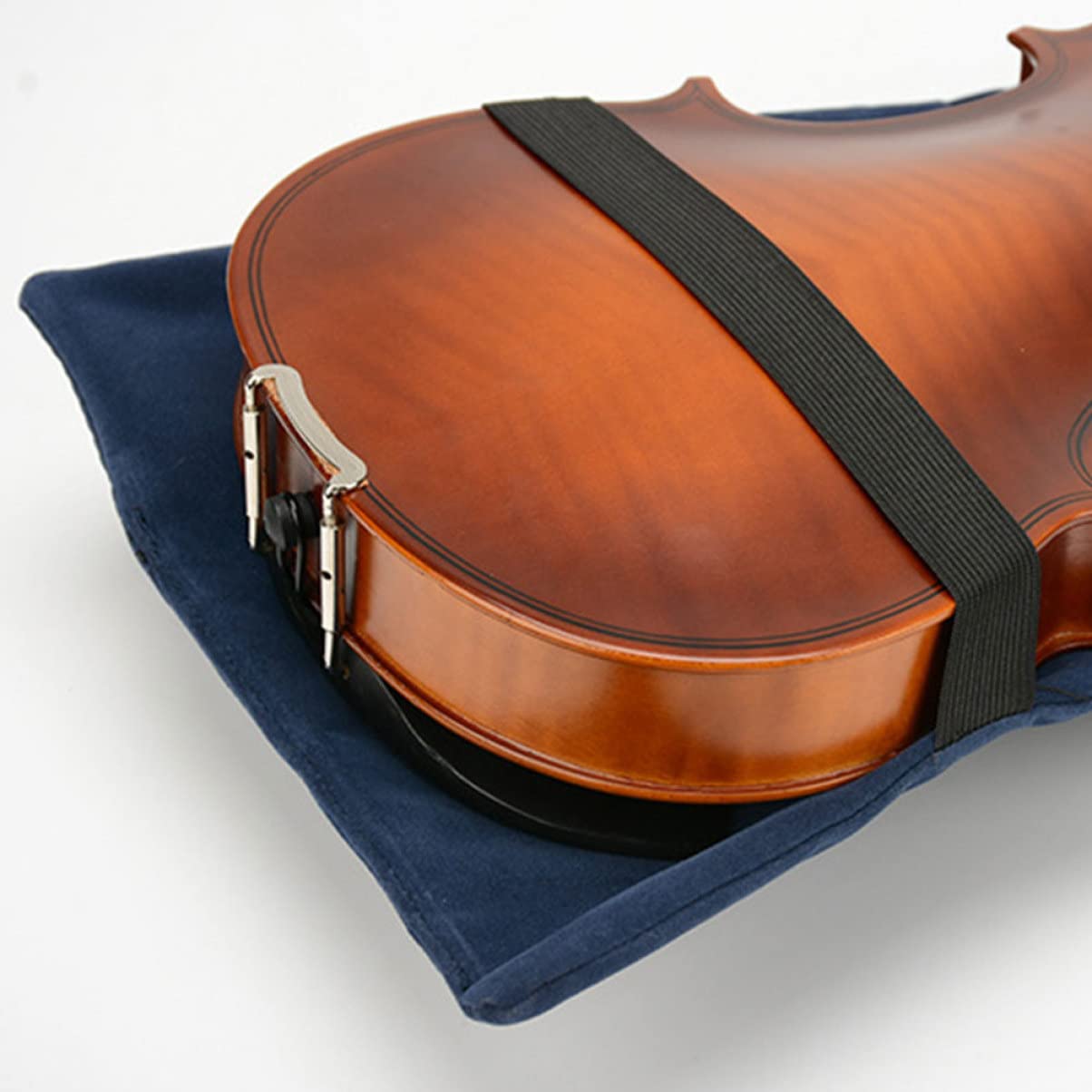 Totority 1Pc Dark Blue Violin Protective Cover Durable Suede Sleeve for String Instruments Lightweight and Practical Dust Cover for Home Practice and Storage