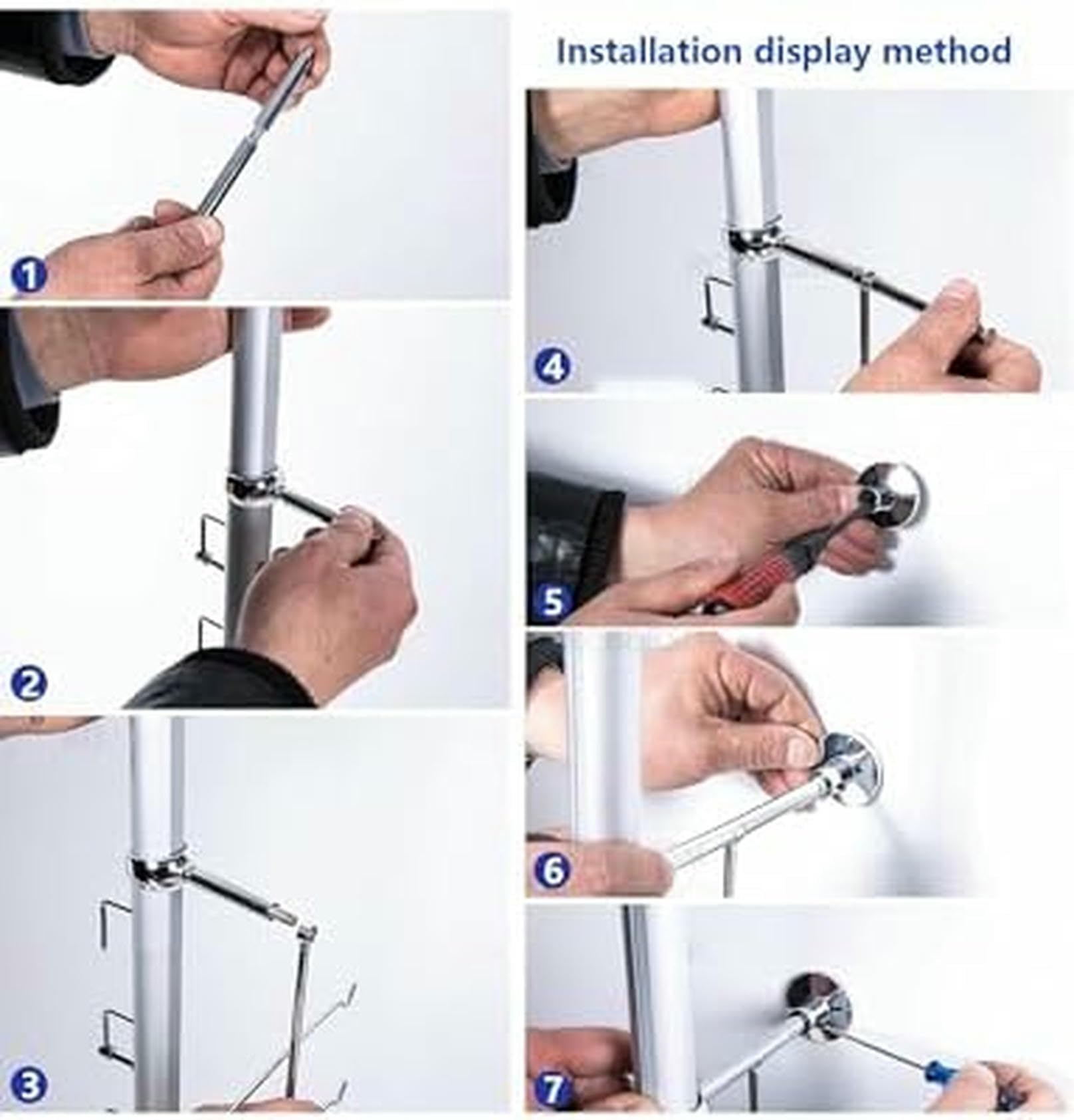 Soporte para marco de gafas y soporte de exhibición, organizador de almacenamiento seguro para gafas de sol y gafas, barra de exhibición decorativa con cerradura, ideal para uso doméstico y minorista