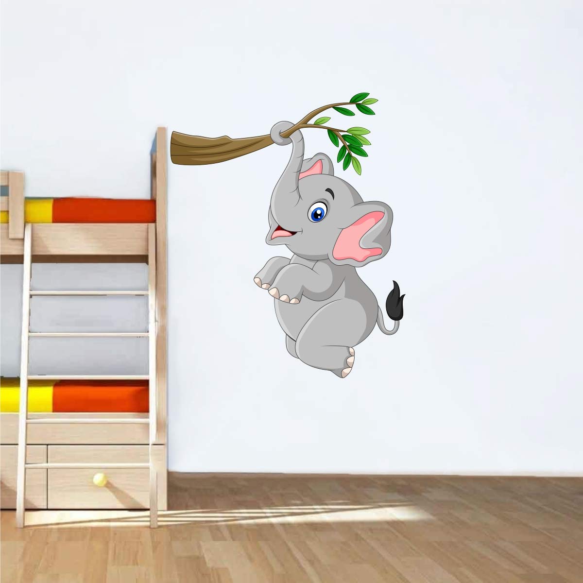 Decal O Decal Hanging Elephant on Tree Branch Wall Stickers(Pack of 2) (B0CTZZDB2G) Amazon Price History, Amazon Price Tracker