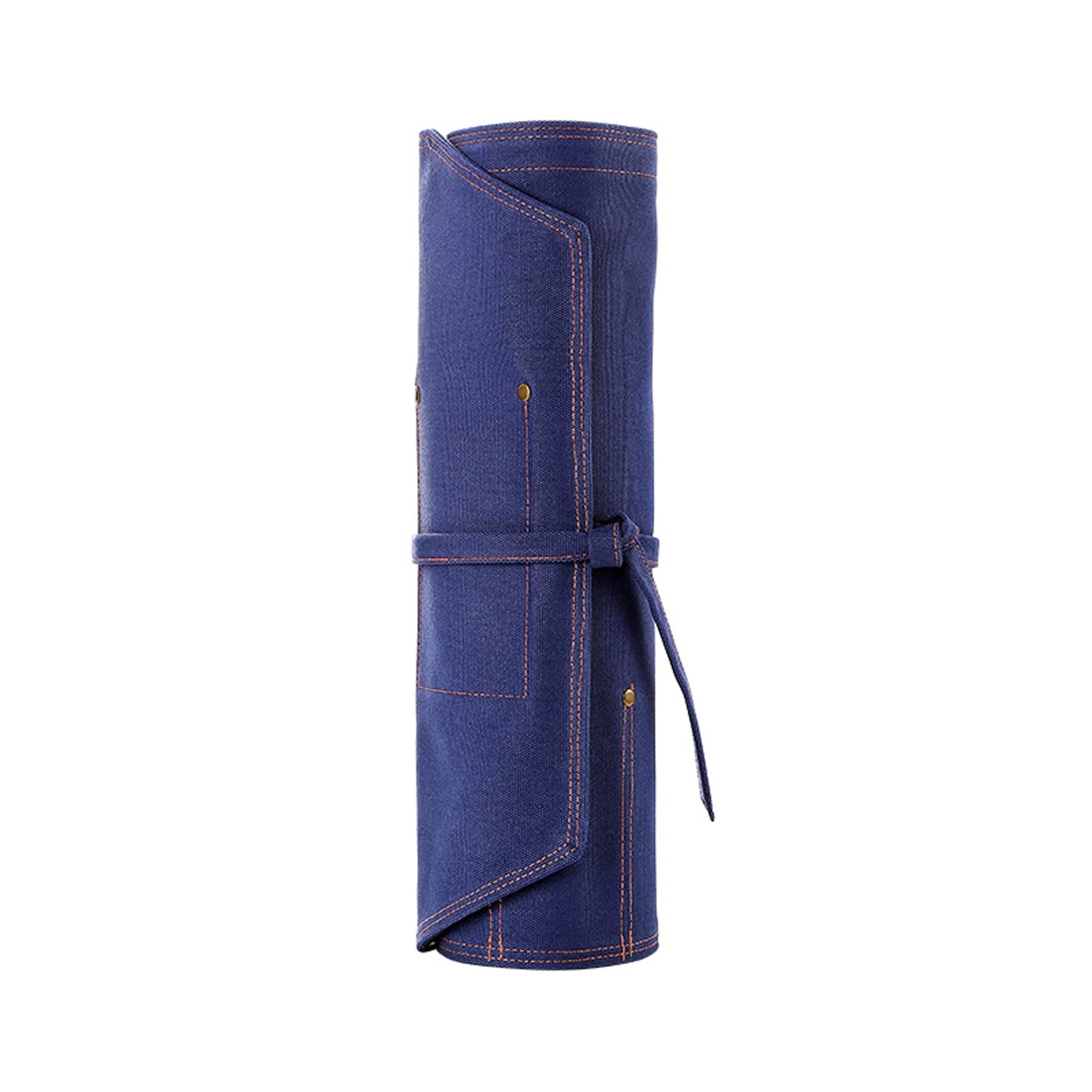 Estuche for Cuchillos de Lona Encerada, 12 Ranuras for Cubiertos, Funda Protectora, Bolsa de Almacenamiento portátil for Cuchillos, Ideal for Camping o Trabajo.(Blue)