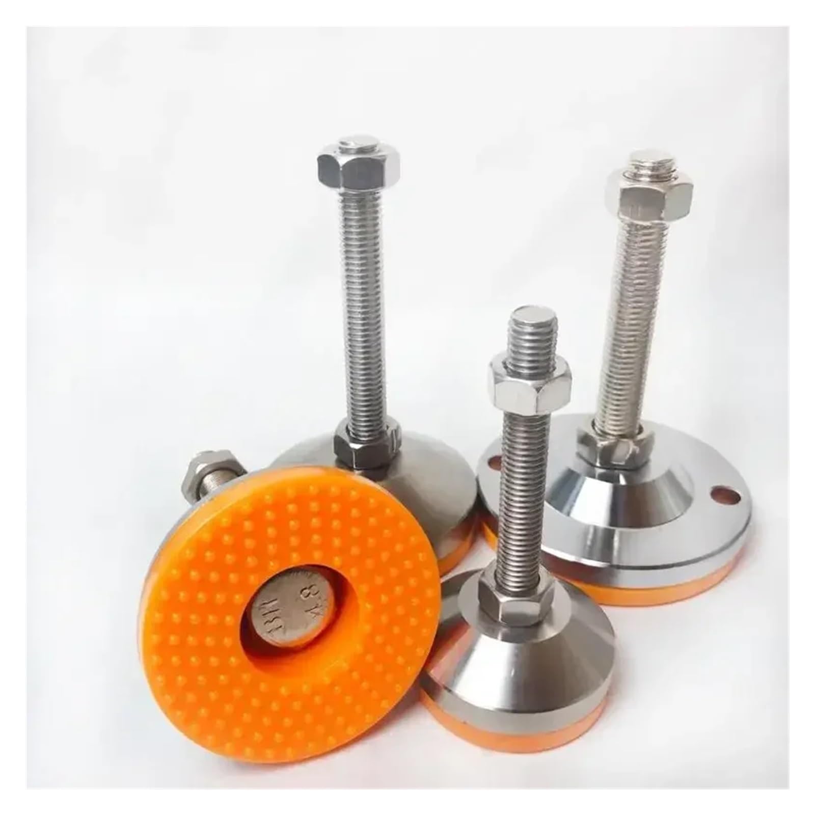 Noga Podporowa Meblowa M8 / M10 M12 Regulowane Podnóżki Z Gumową Podkładką Antypoślizgową O Średnicy 40 Mm I 50(D60XM12X120mm)