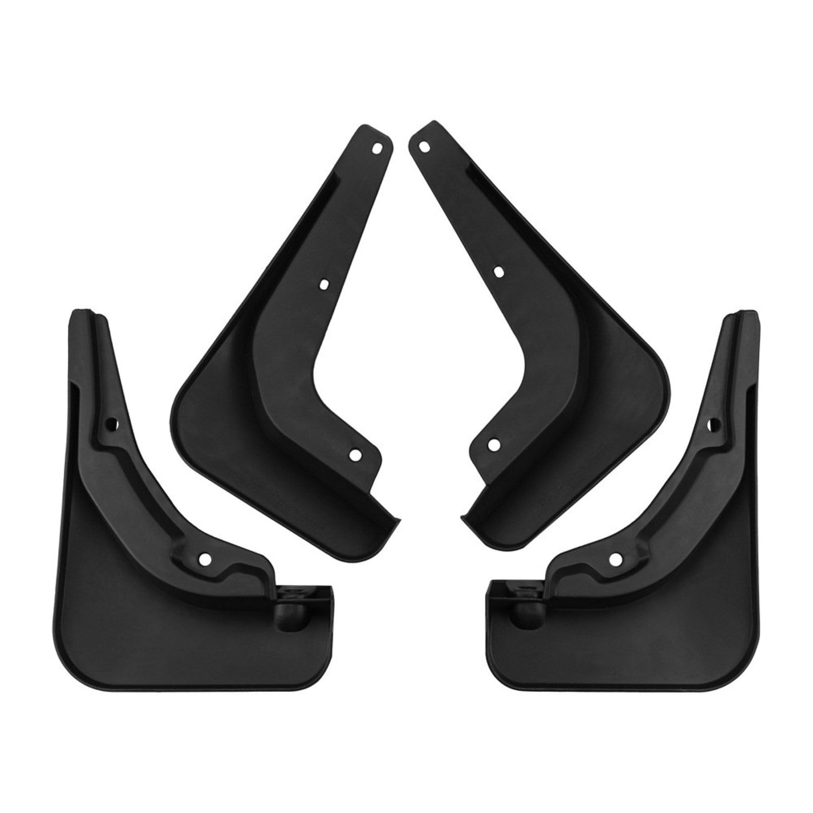 CDQSB 4 Pcs Car Mud Flaps for Custo 2024-, Front Rear Fenders Splashproof Splash Guards Mudflaps Protects Accessories